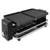 Raclette Grill schwarz, 8er