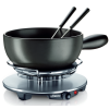 K&auml;sefondue Set, schwarz