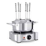 Fondue Set Deluxe, Chrome