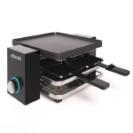 Raclette Grill schwarz, 4er