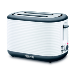 Toaster Stripes, weiss