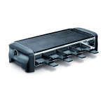 Raclette Gourmet 8, schwarz